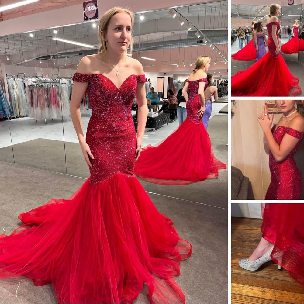 Prom dress worn 1 time. Great condition.